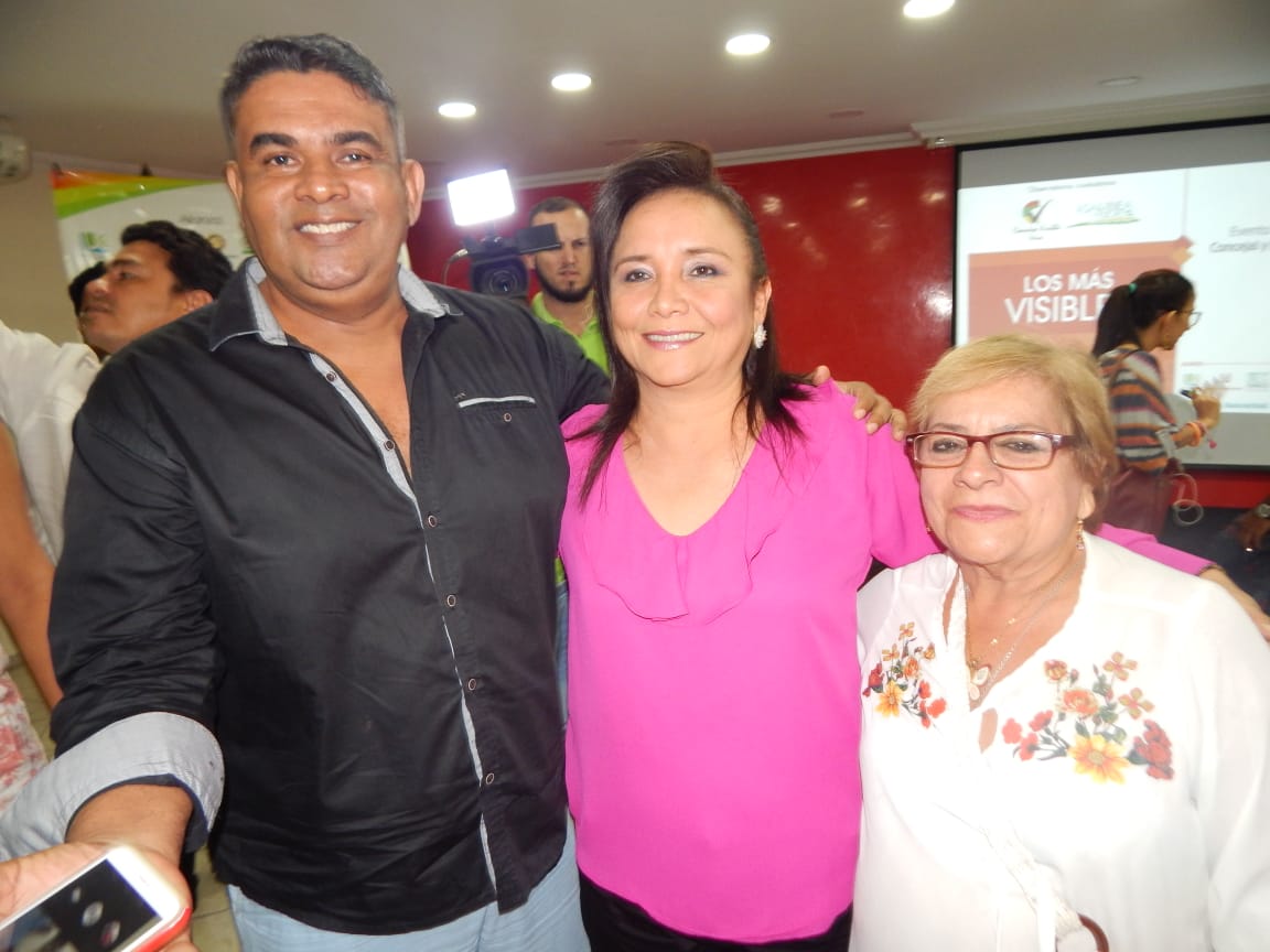 Jorge Mario Morales Buriticá, Clara Vega y Ana Beatriz Sánchez Quesada.